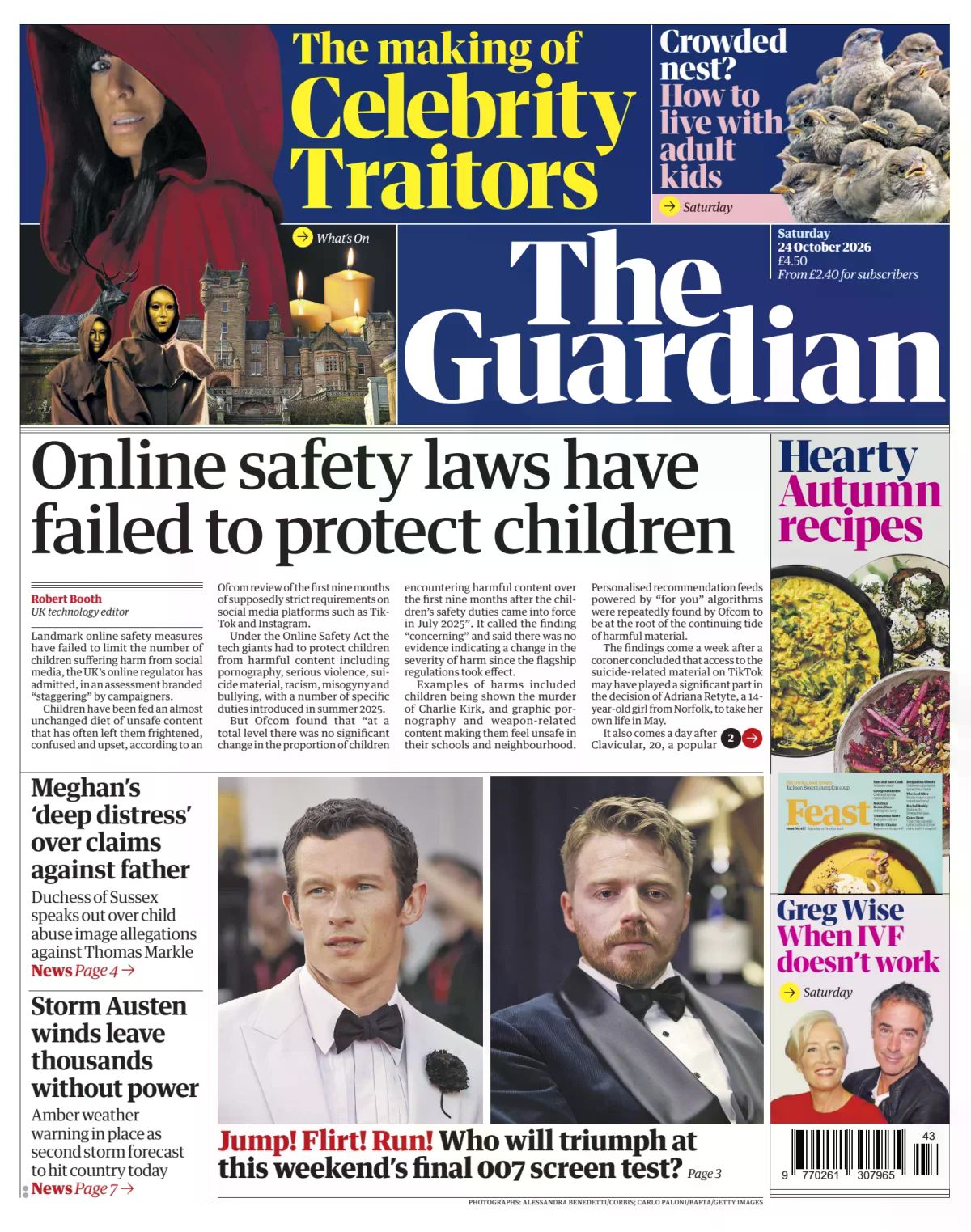 The Guardian front page